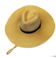 Breathable Mesh Big Brim Straw Hat Men's Outdoor Sun Protection